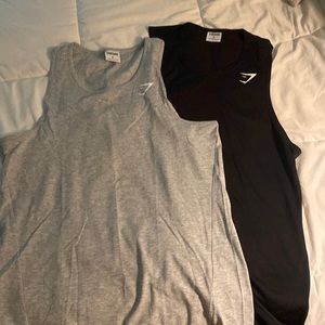 2 Men’s Gymshark Tanks size M never worn!